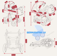 Camarelo Neso bērnu ratiņi 